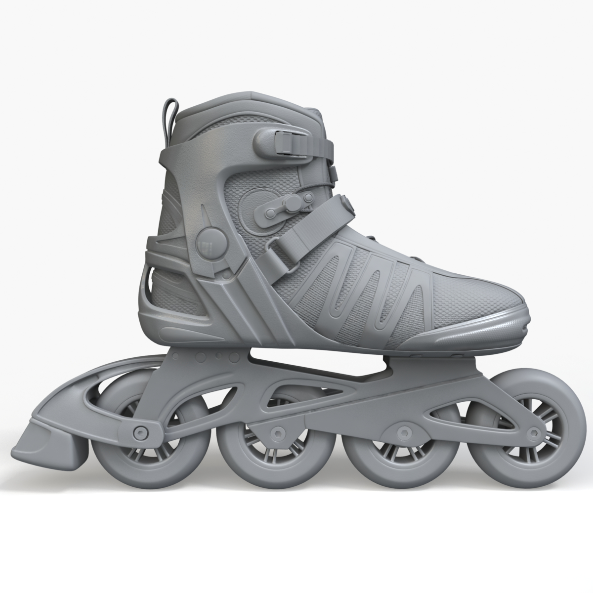 rollerblades roller 3d max