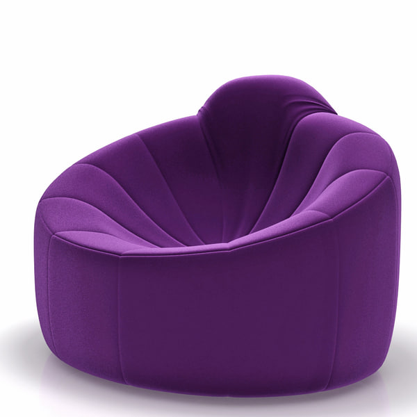 D Armchair Ligne Roset Pumpkin Model