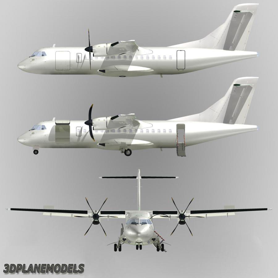 atr 42-500 generic white