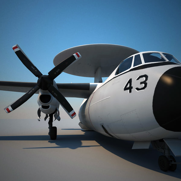 3dsmax Northrop Grumman E 2 Hawkeye