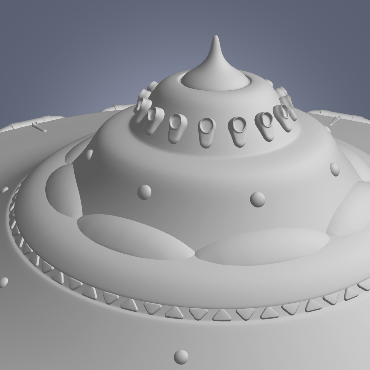 经典的ufo3d模型