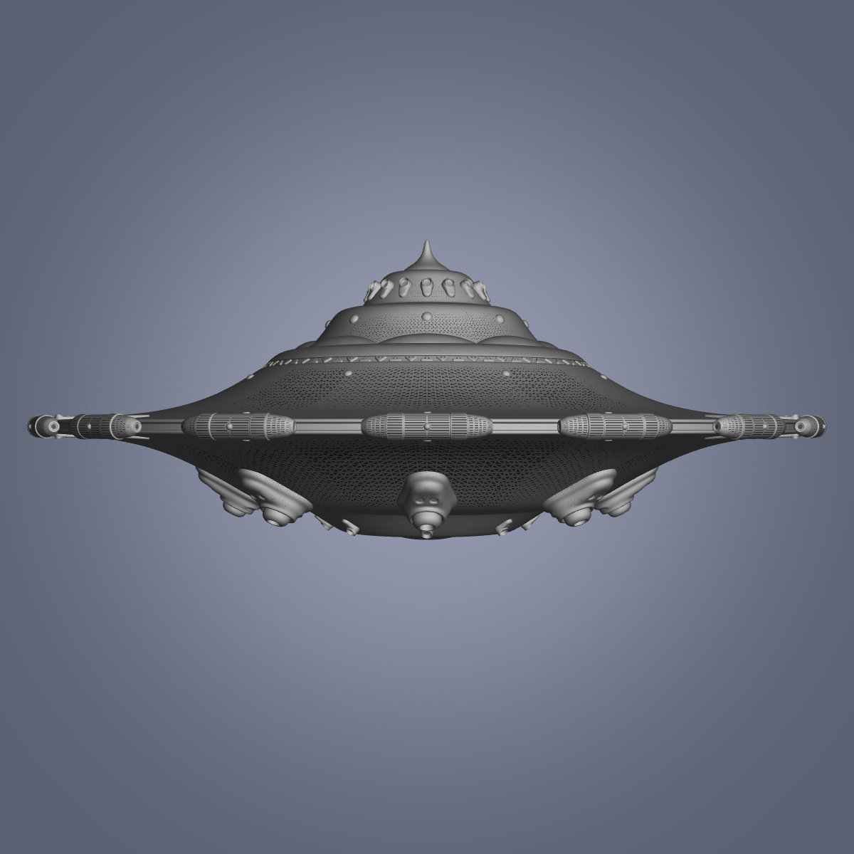 经典的ufo3d模型