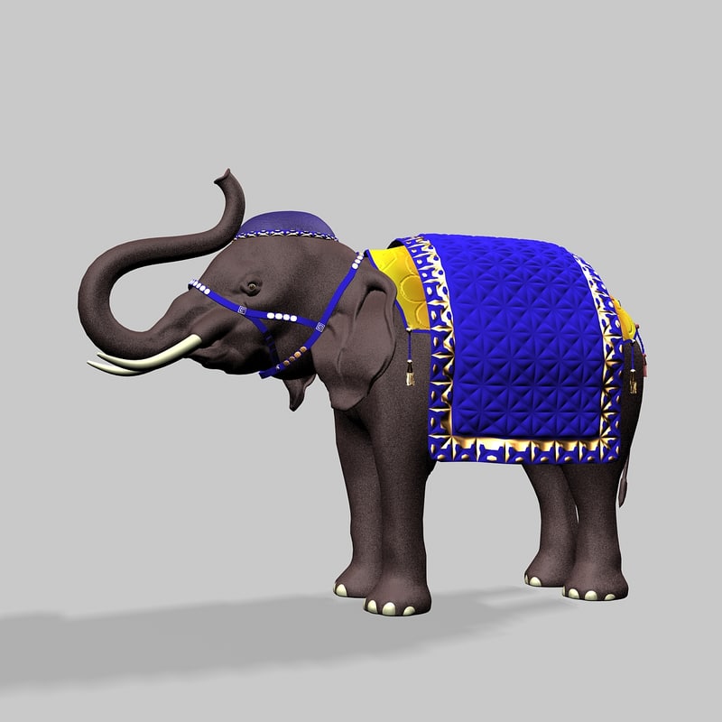 3D Elephant Model