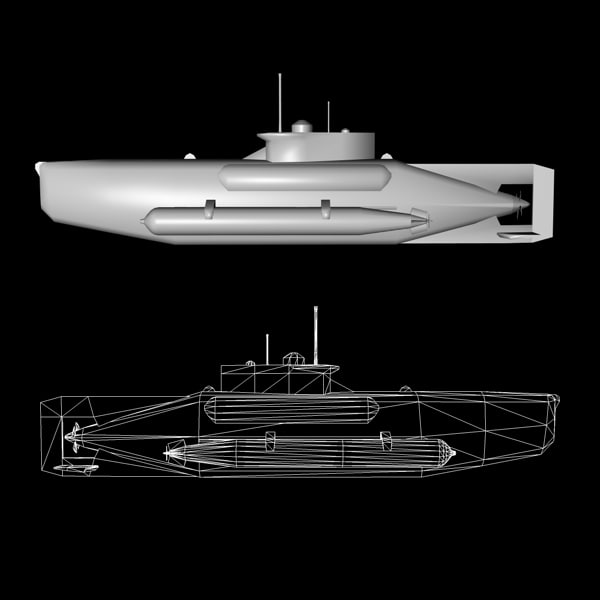 submarine seehund xxviib (late)