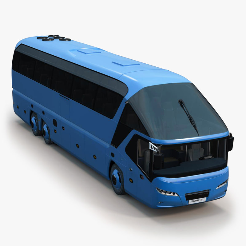 D Realistic Bus Neoplan Starliner Model