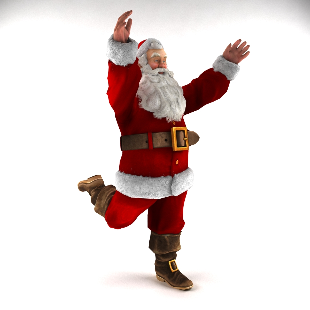 rigged santa 3d max