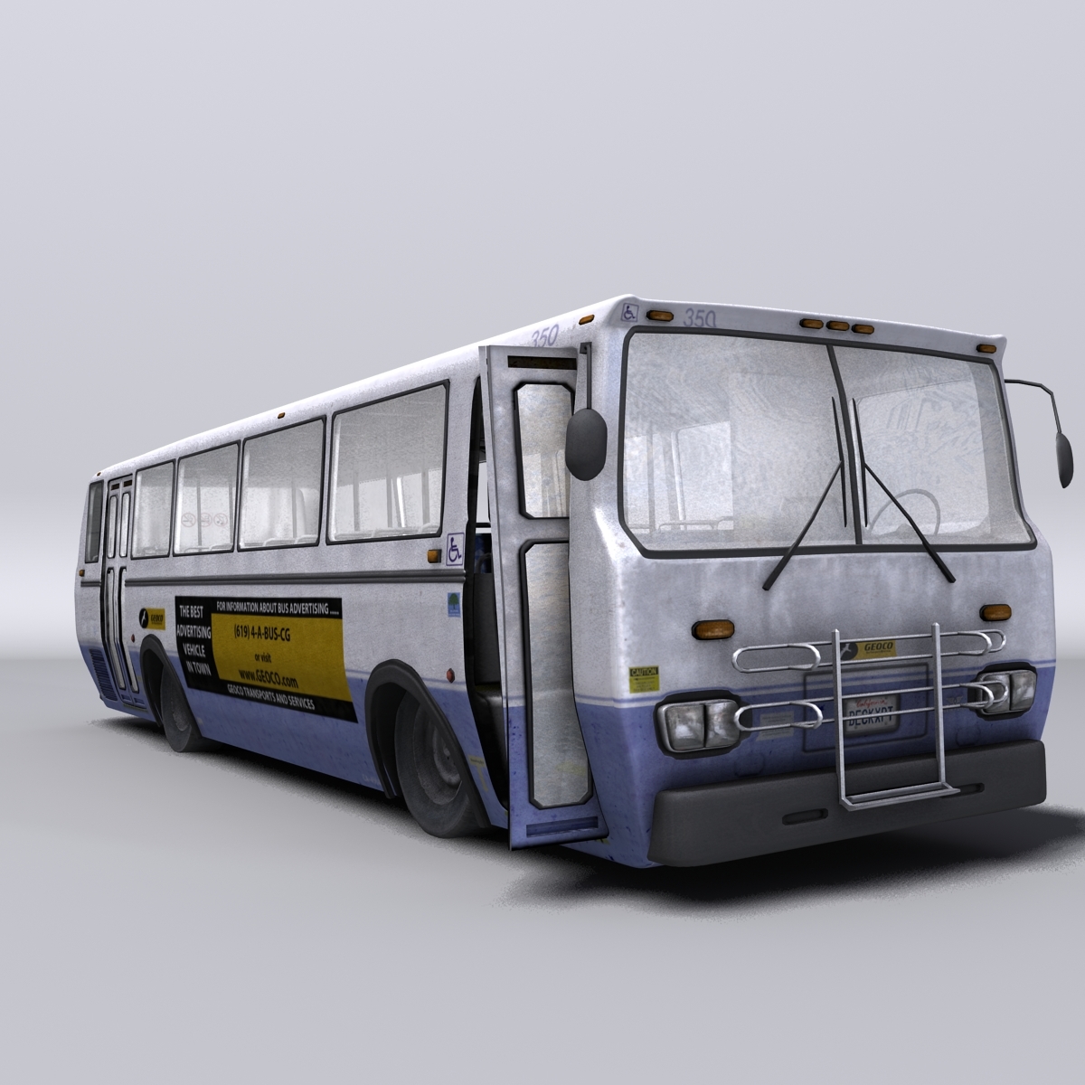 公交车(1)3d模型