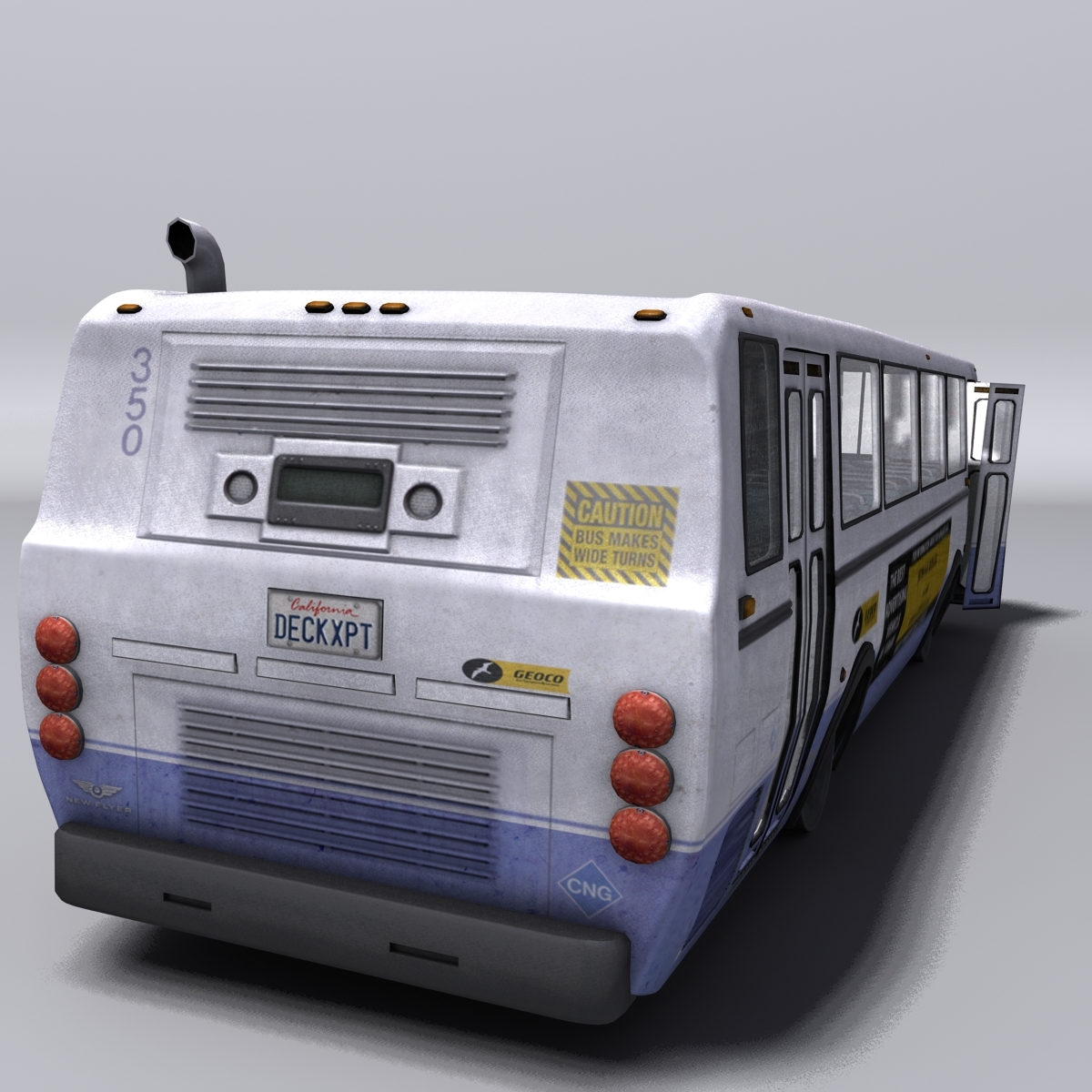 公交车(1)3d模型