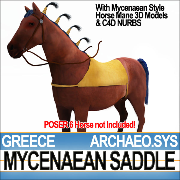 3d ancient greece mycenaean horse saddle https://static.