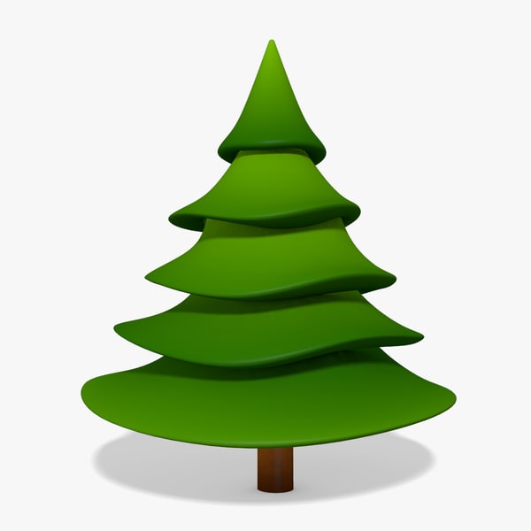 cartoon lollipop tree