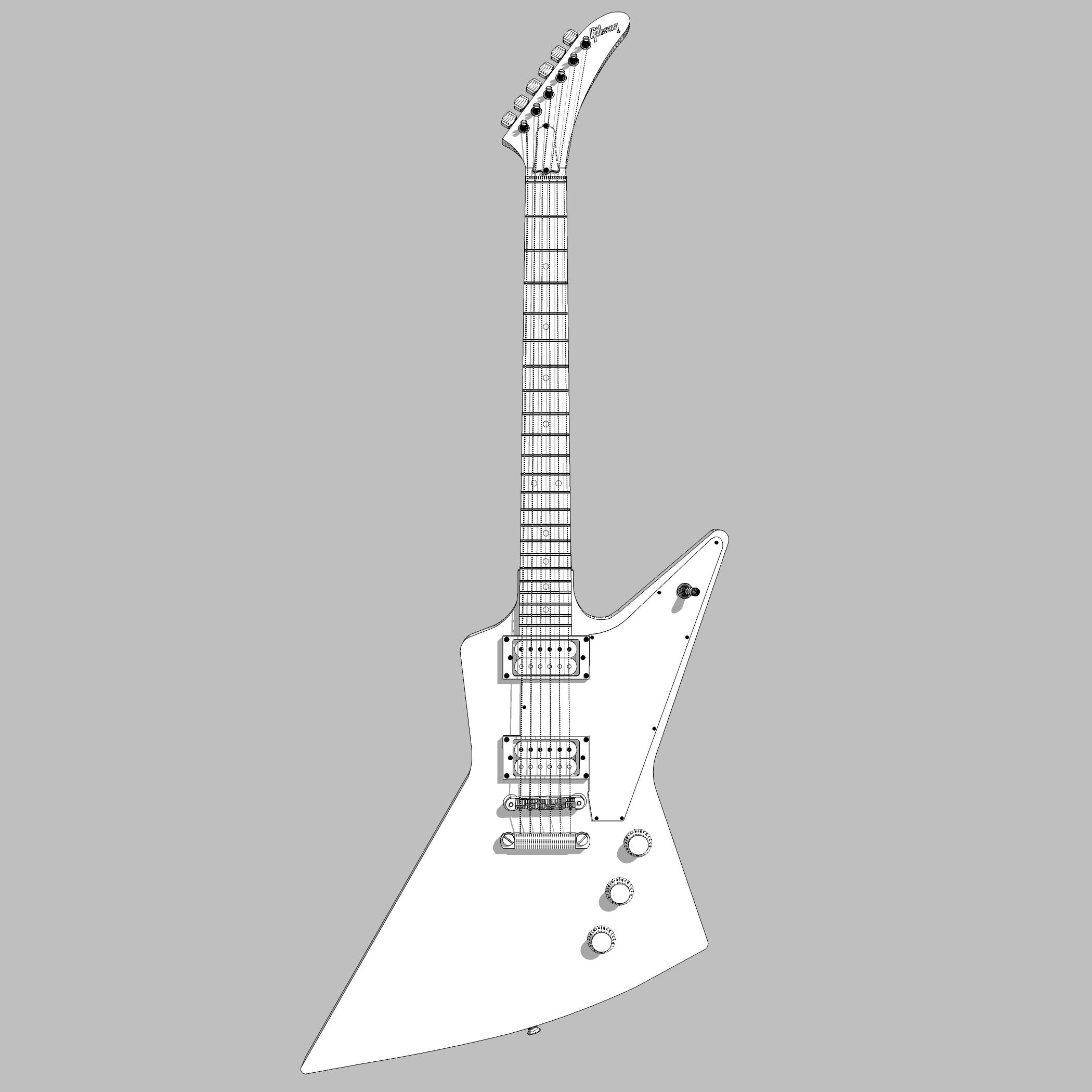 gibsonexplorer,gibsonflyingv guitar: gibson explorer: custom tobacco sunburst