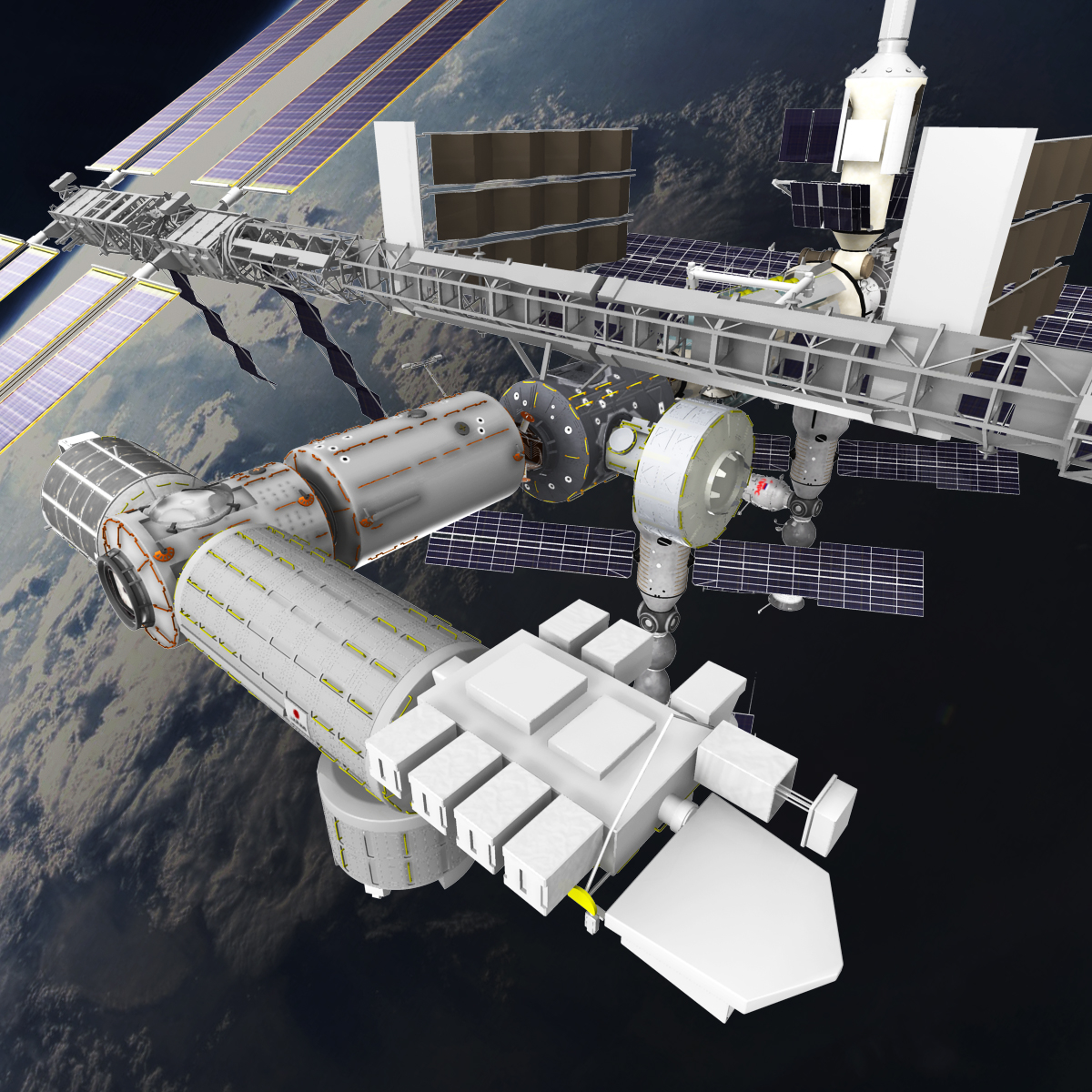国际空间站3d模型