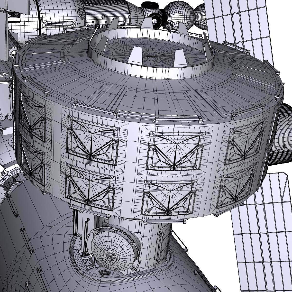 国际空间站3d模型