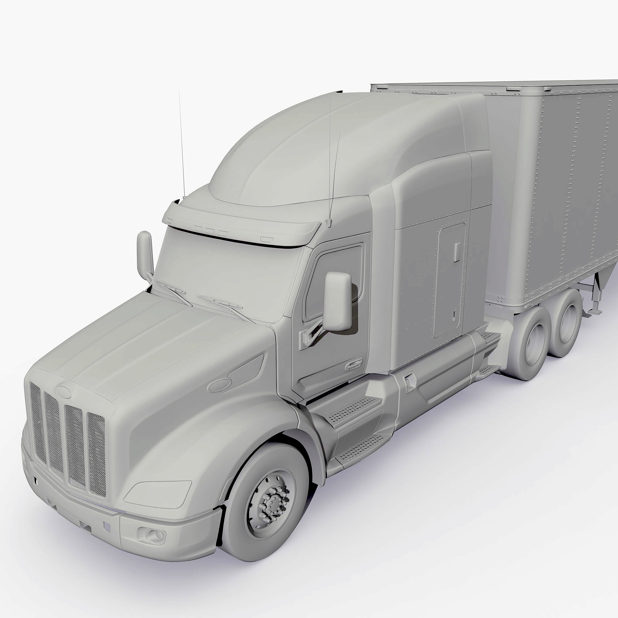 3dsmax semi truck