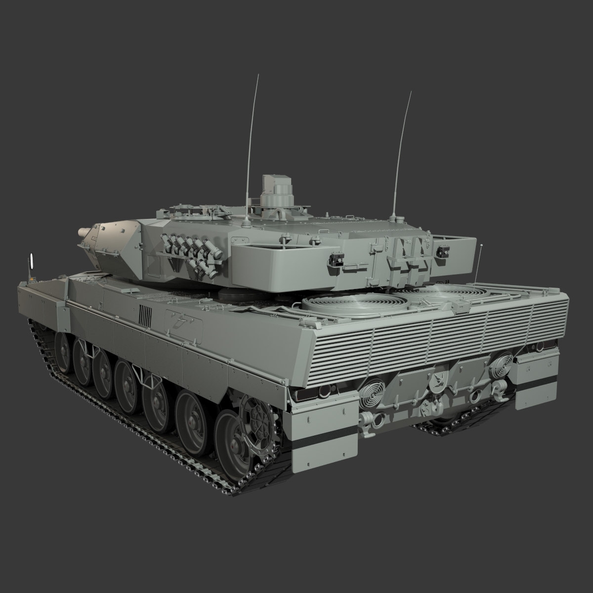 豹2 a5 / a6 - mbt3d模型