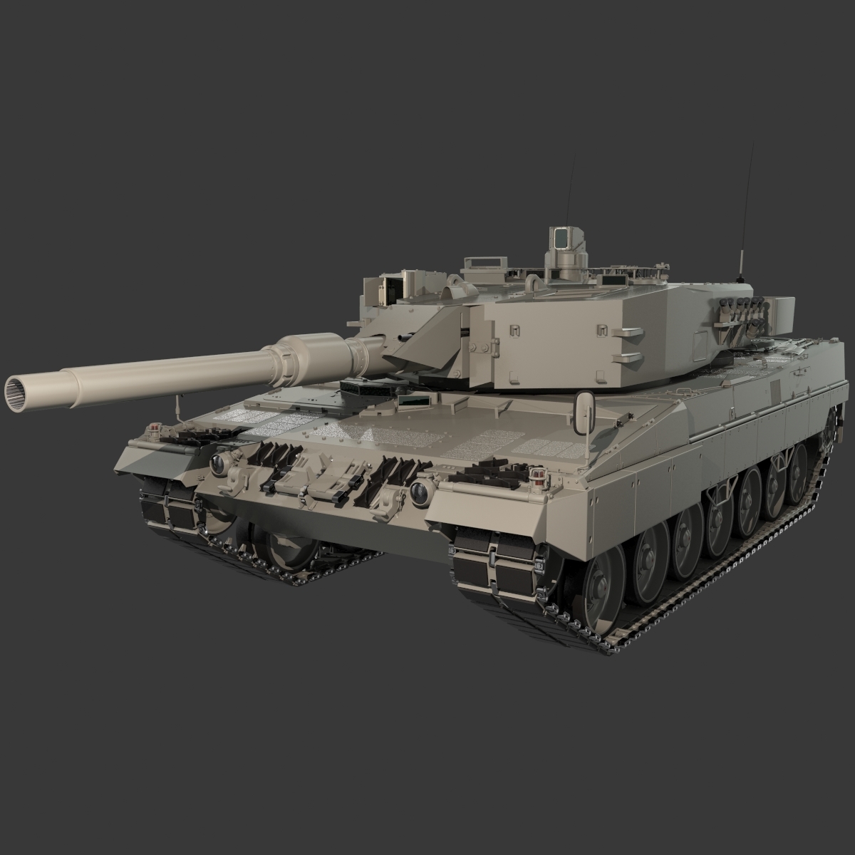 豹2 a5 / a6 - mbt3d模型