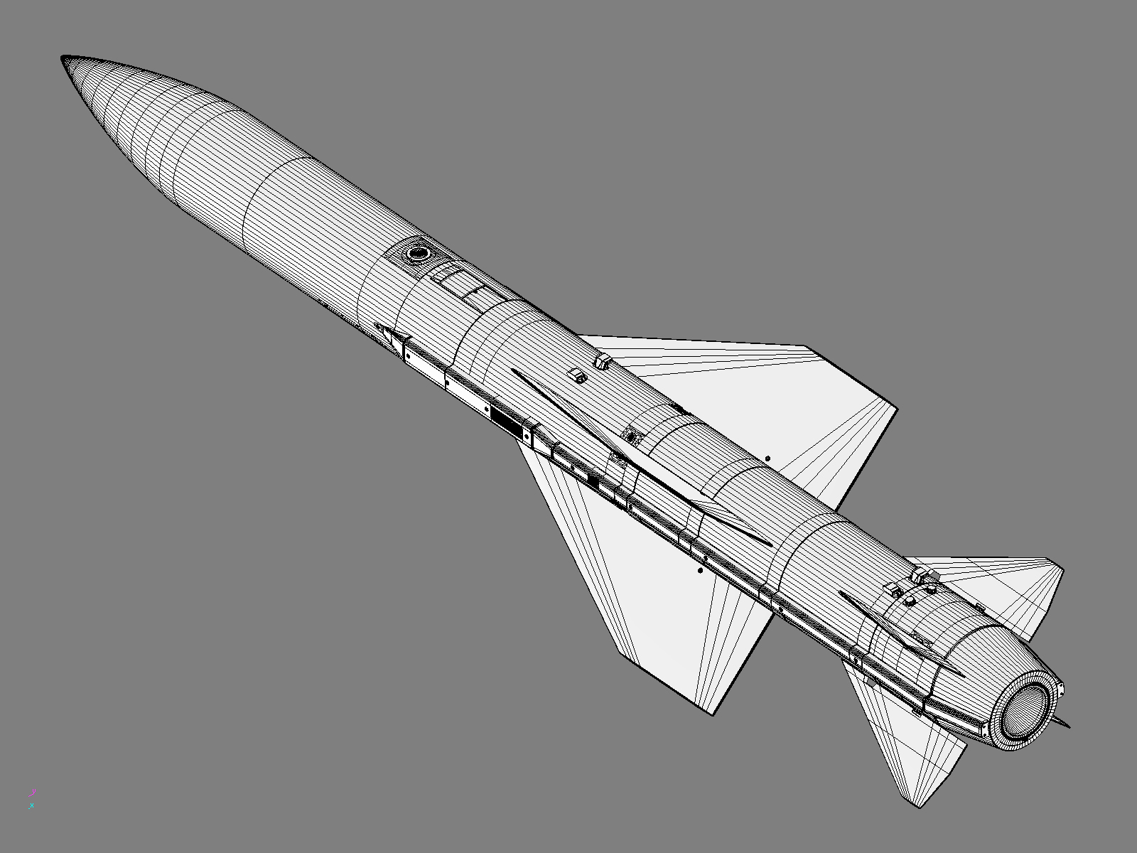 kh-58(e)导弹.3d模型