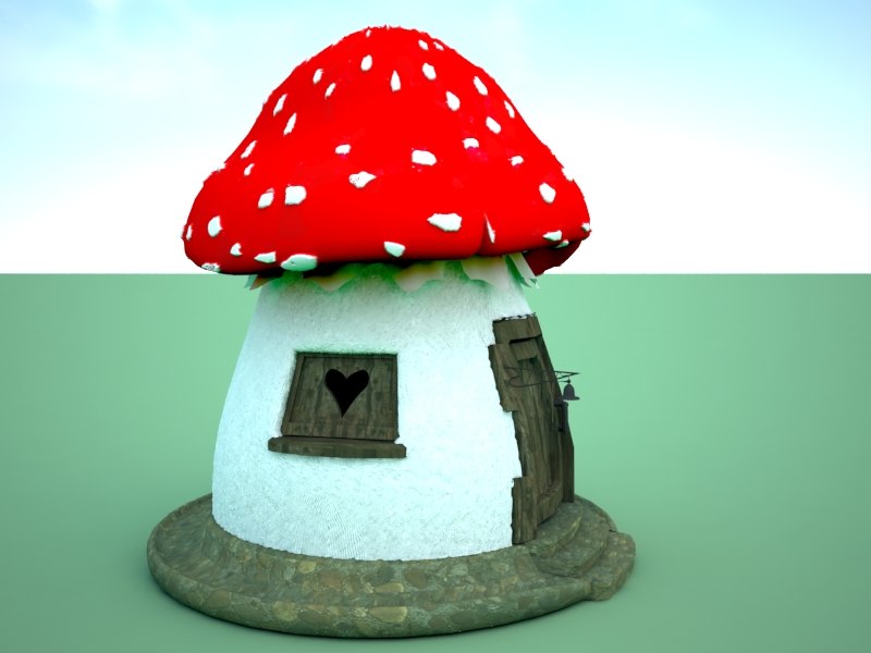 mushroom house