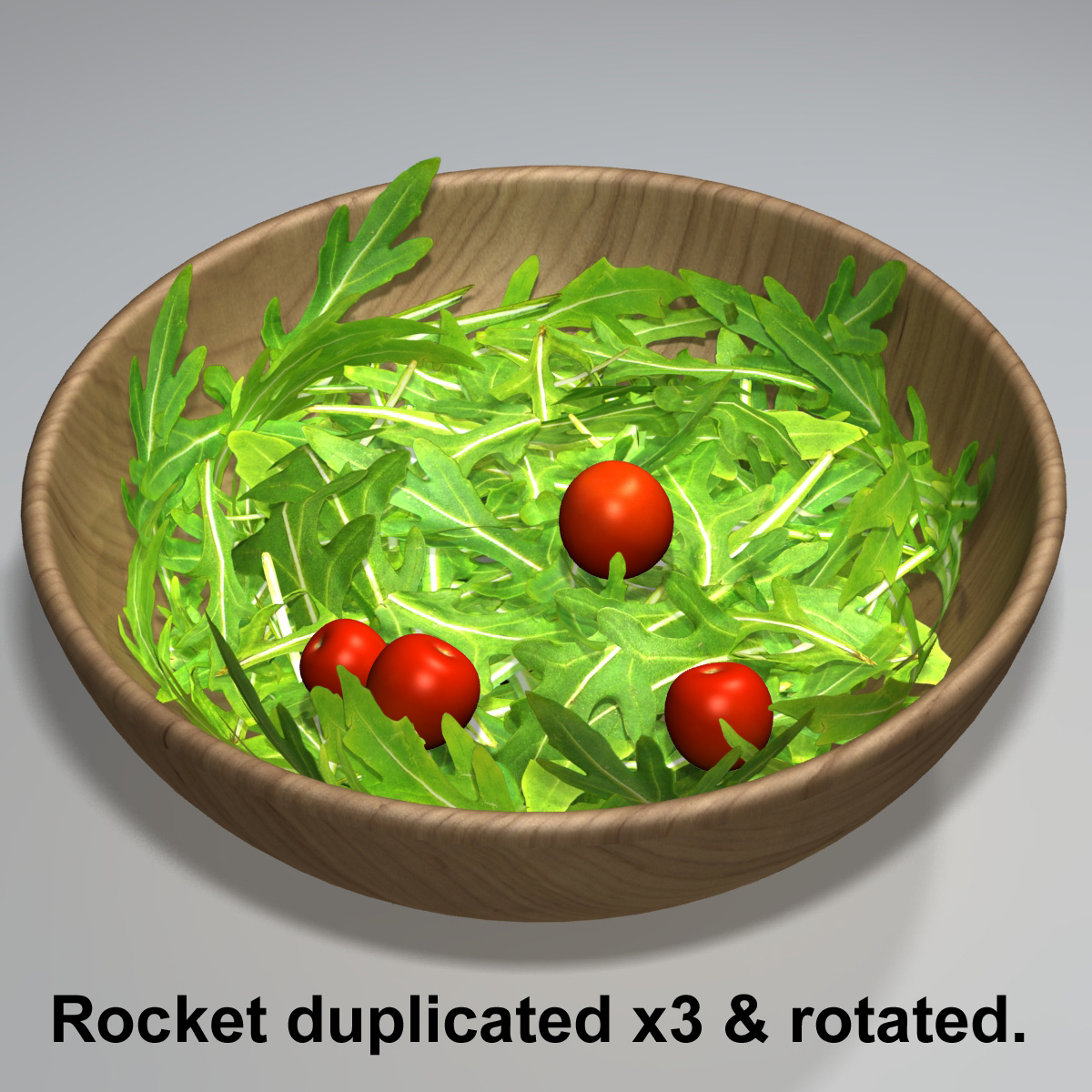 3dsmax salad rocket