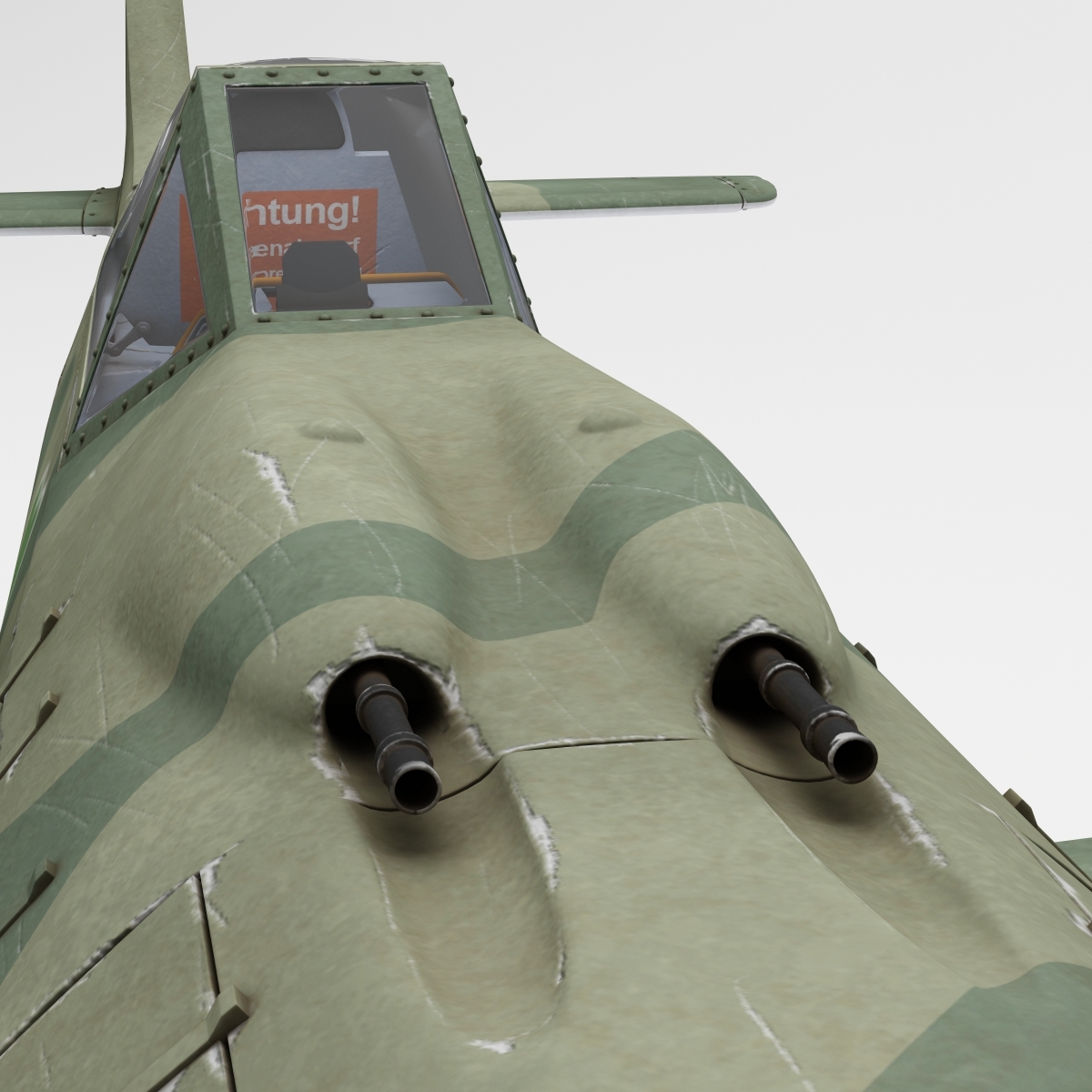 focke wulf fw 190德国第二次世界大战战斗机的索具3d模型