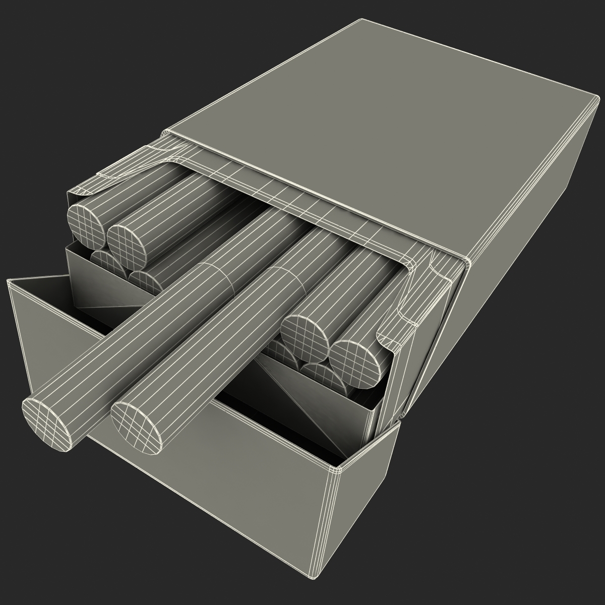 一包香烟3d模型