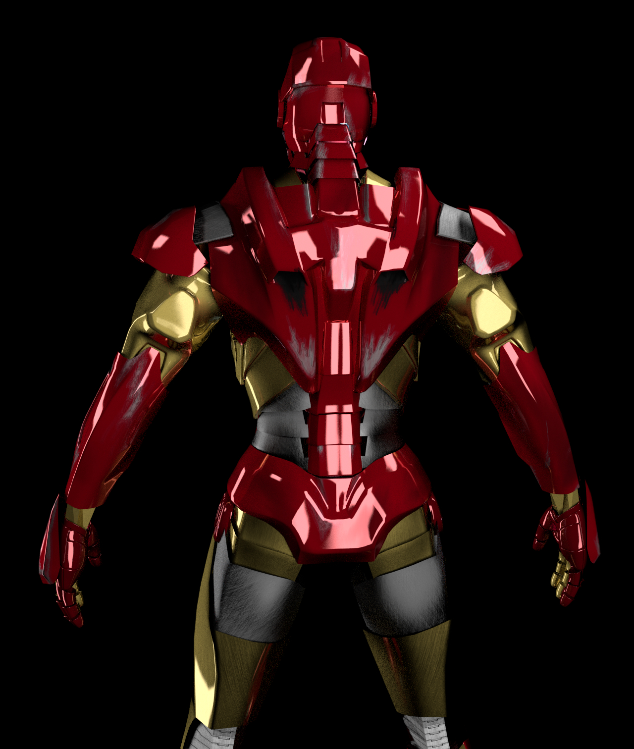 3d model iron man suit