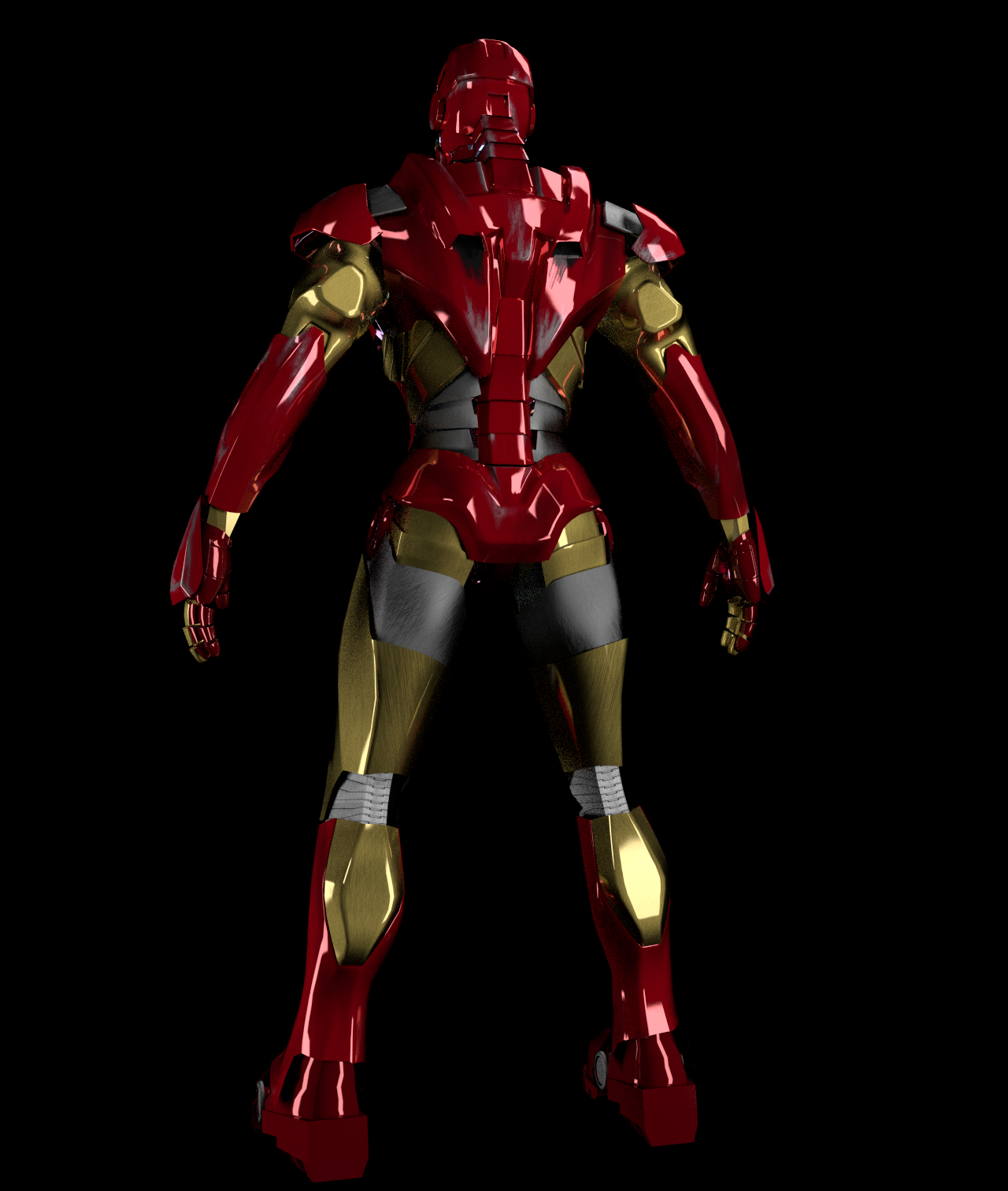 3d model iron man suit