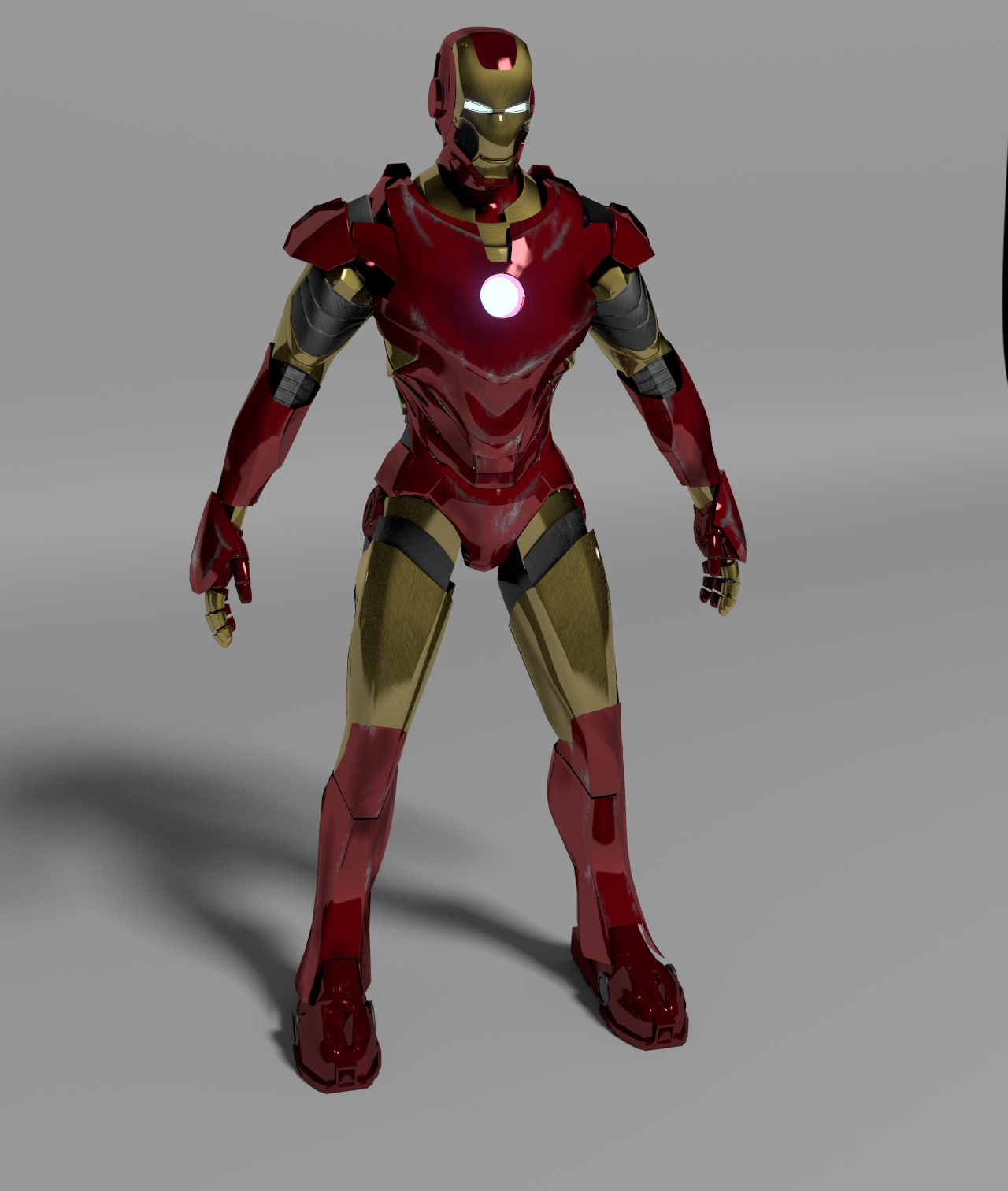 3d model iron man suit