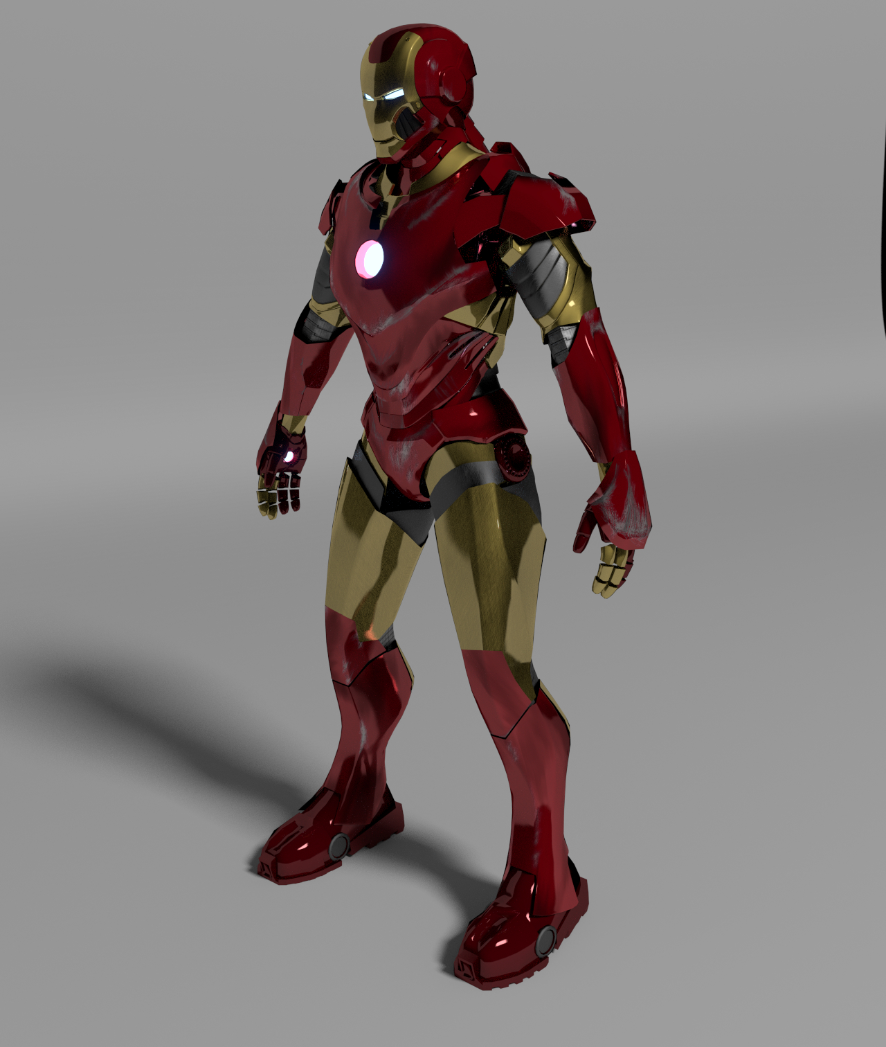 3d model iron man suit