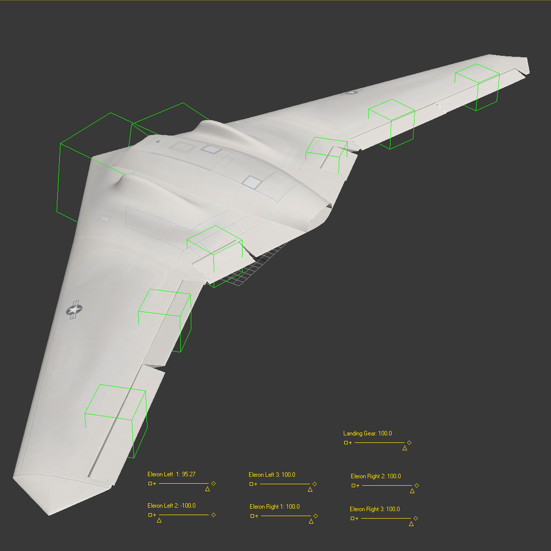 rq-170 sentinel rigged3d模型