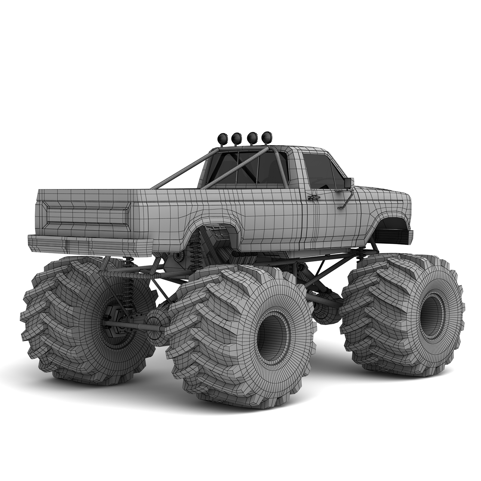 monster truck dirty