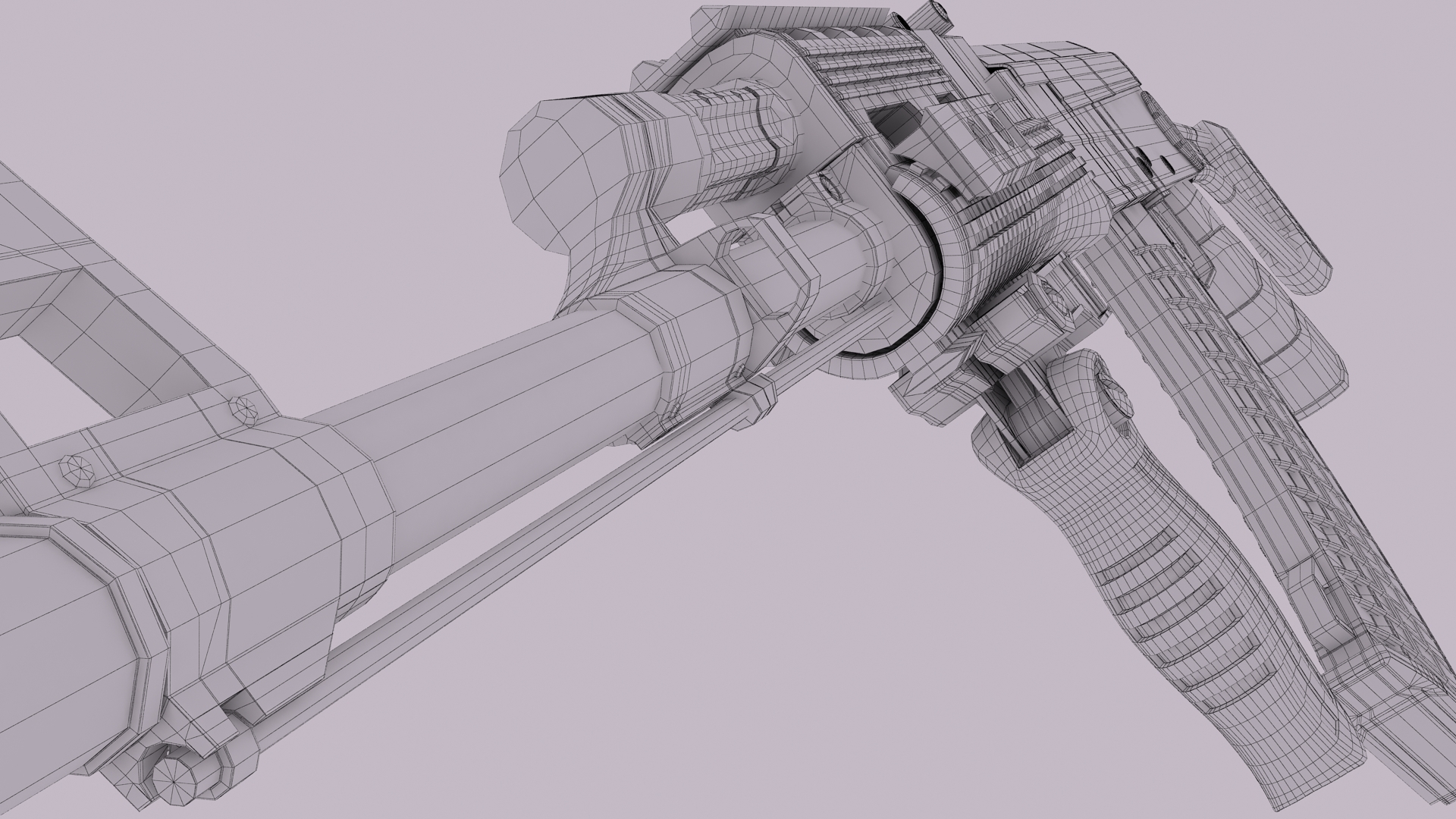 ak-47 kalashnikov tactical high detailed