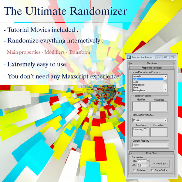 Scripts Maxscript Randomizer Ultimate Random