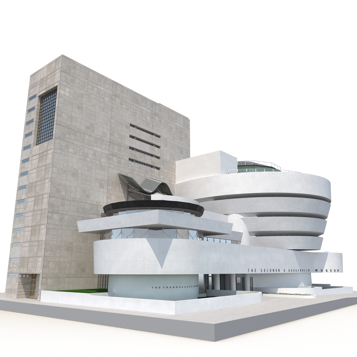 古根海姆博物馆3d模型