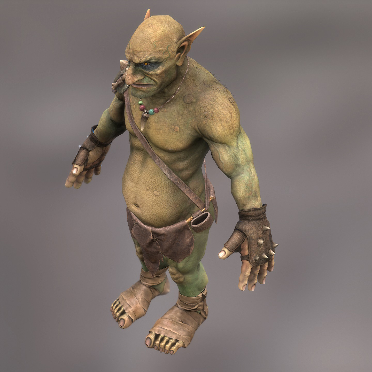 3d fantasy goblin model