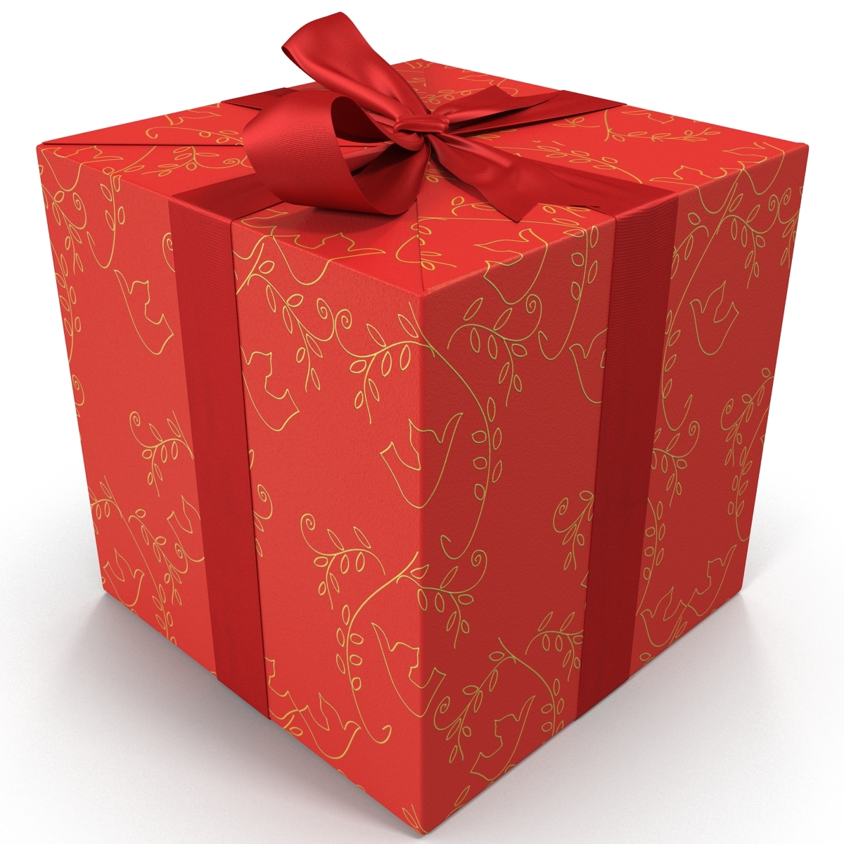 3d model gift box 3 1