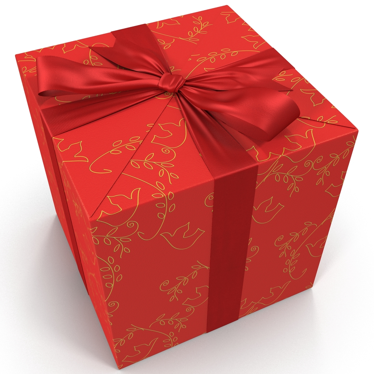 3d model gift box 3 1