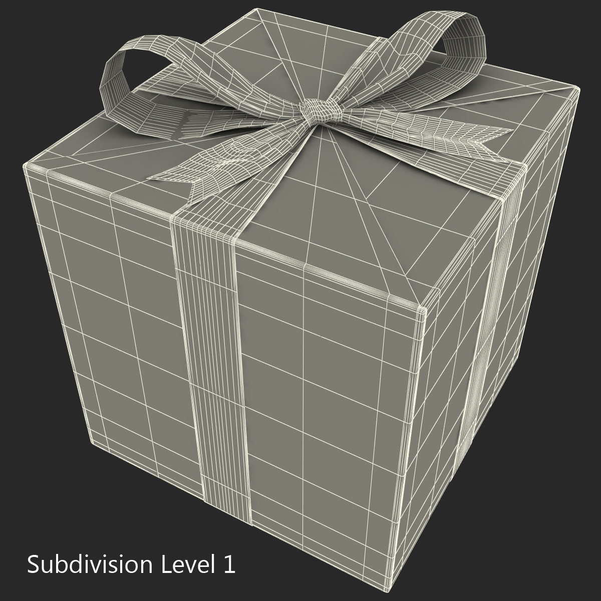 3d model gift box 3 1