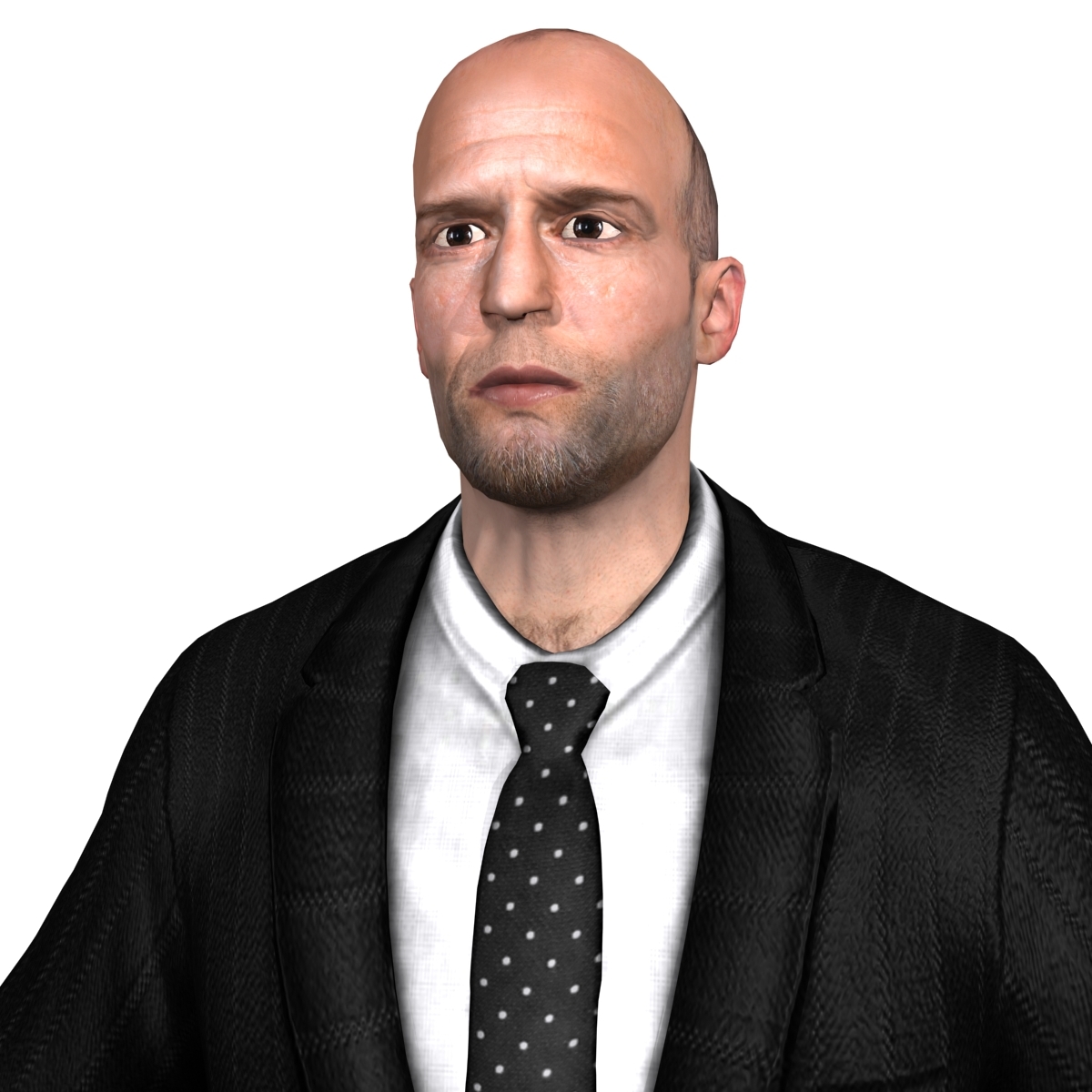 jason statham rigged3d模型