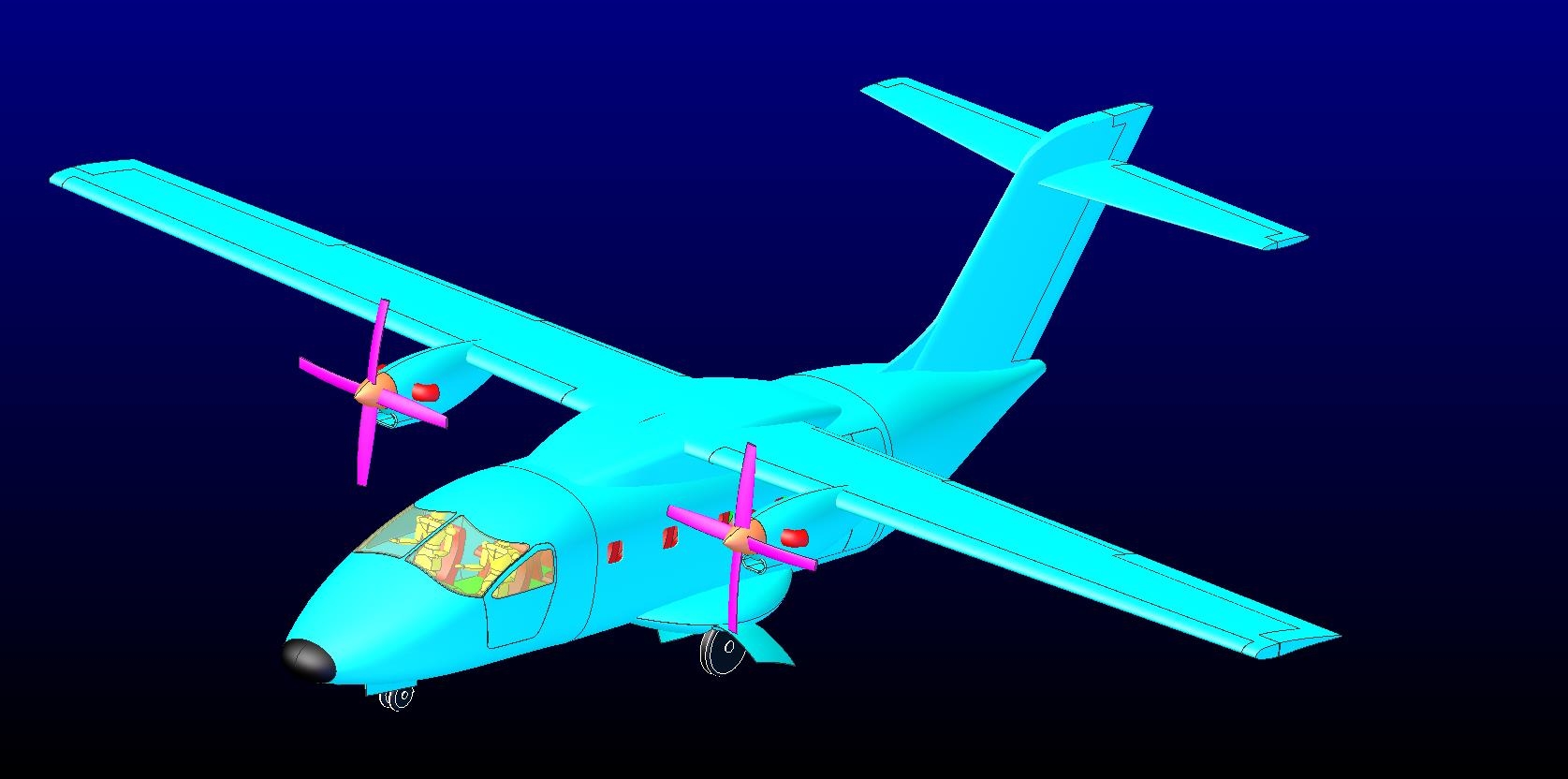 evektor ev-55 outback utility aircraft solid assembly aircraft