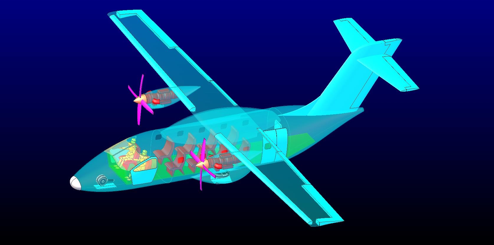 evektor ev-55 outback utility aircraft solid assembly aircraft