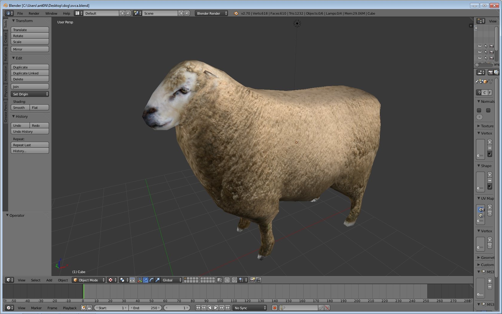 3d sheep games model