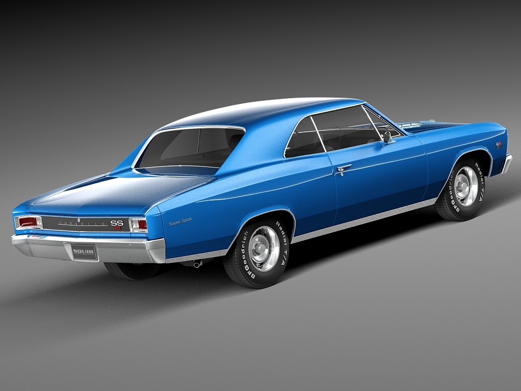 雪佛兰chevelle ss 19663d模型