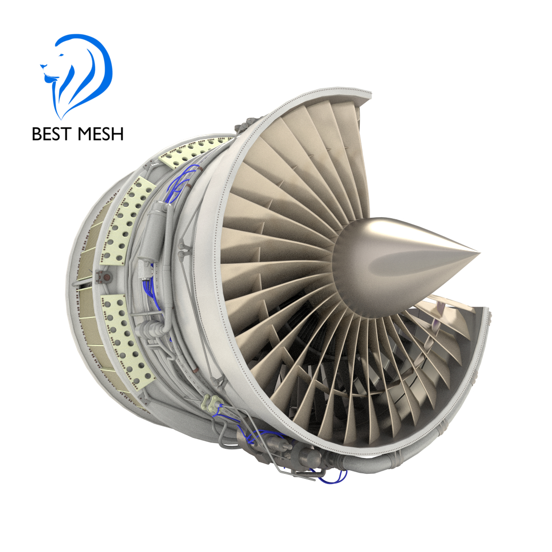 d-18t turbofan engine cutaway