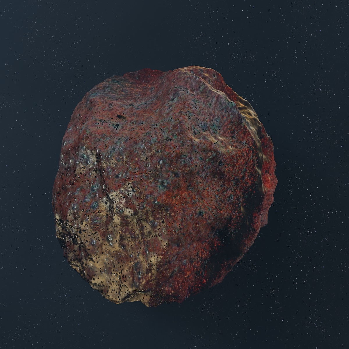 小行星岩石3d模型