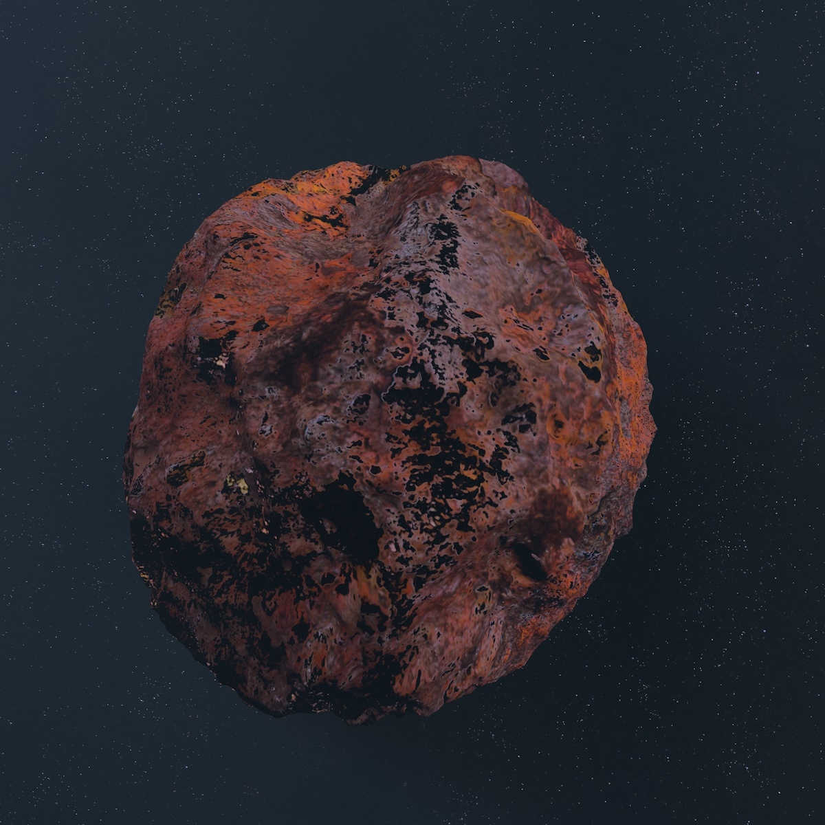 小行星岩石3d模型