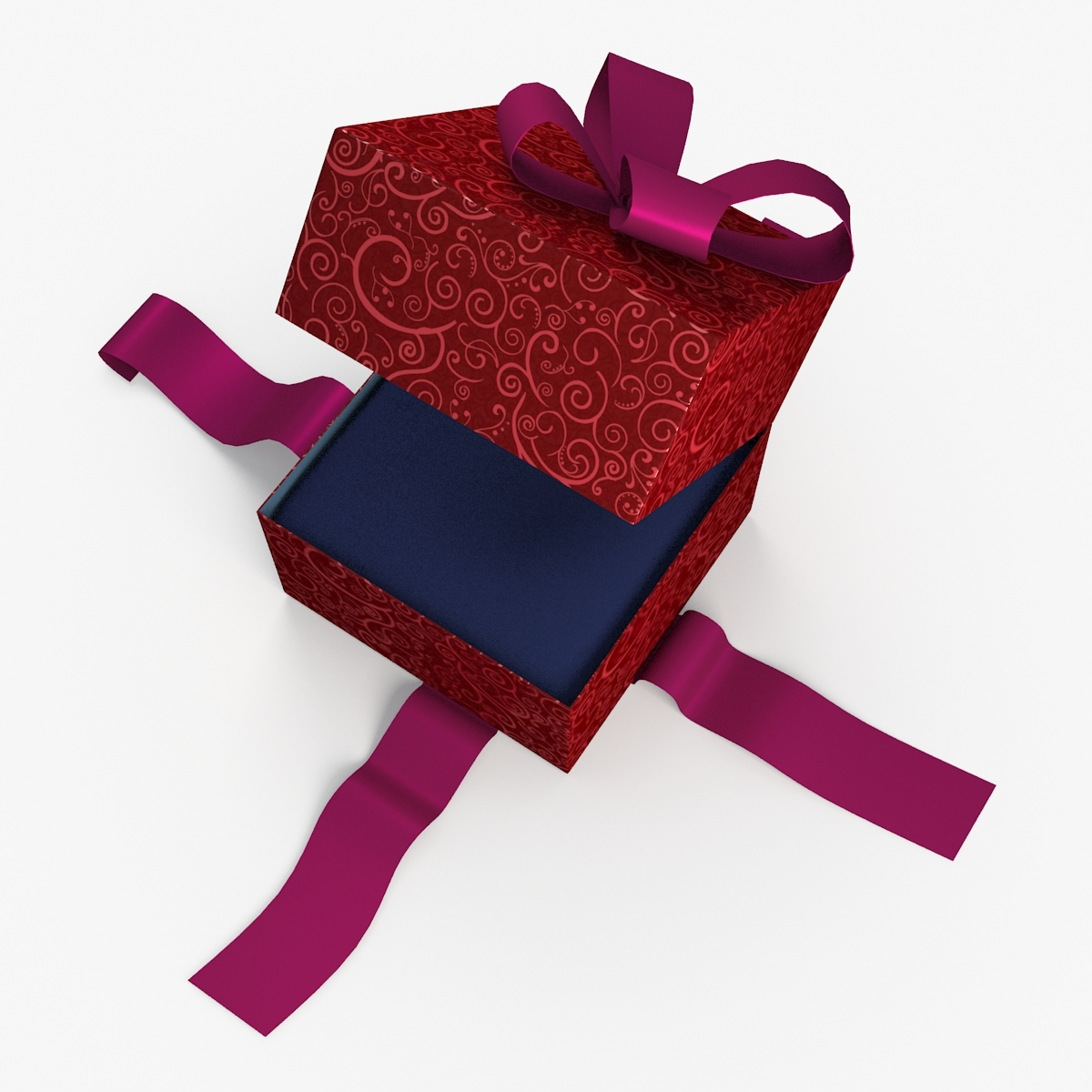 3d model christmas gift present box