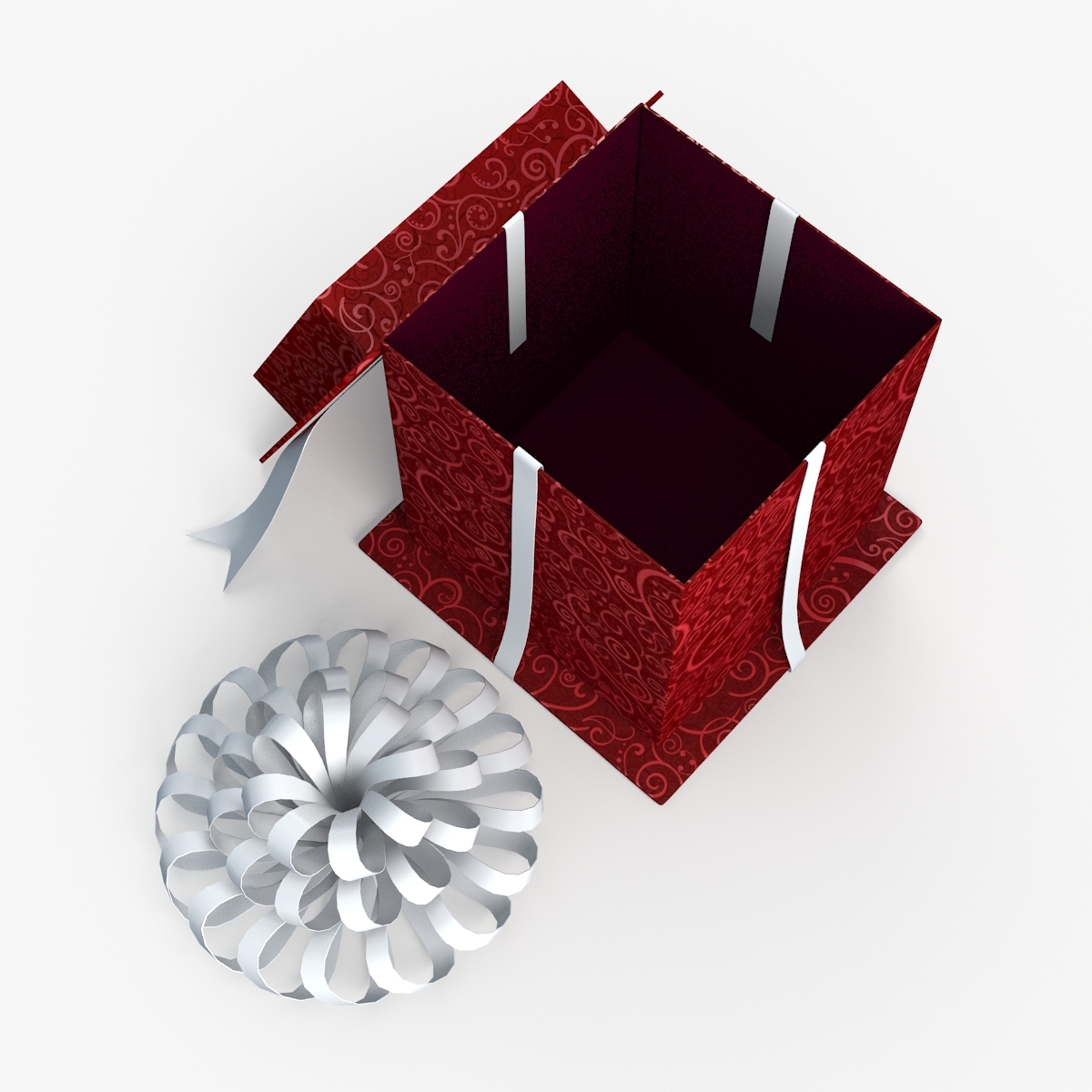 3d model christmas gift present box