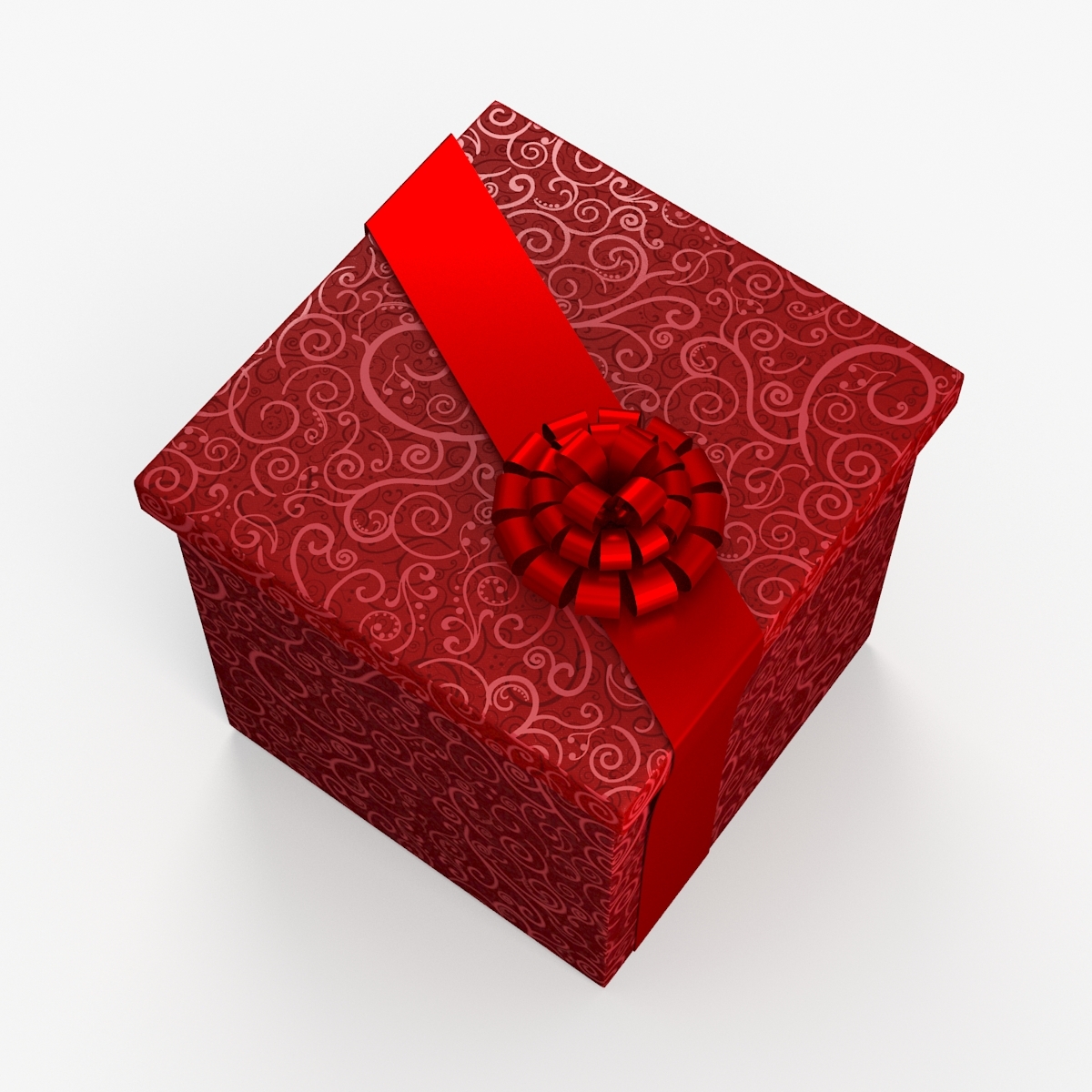 3d christmas gift present box