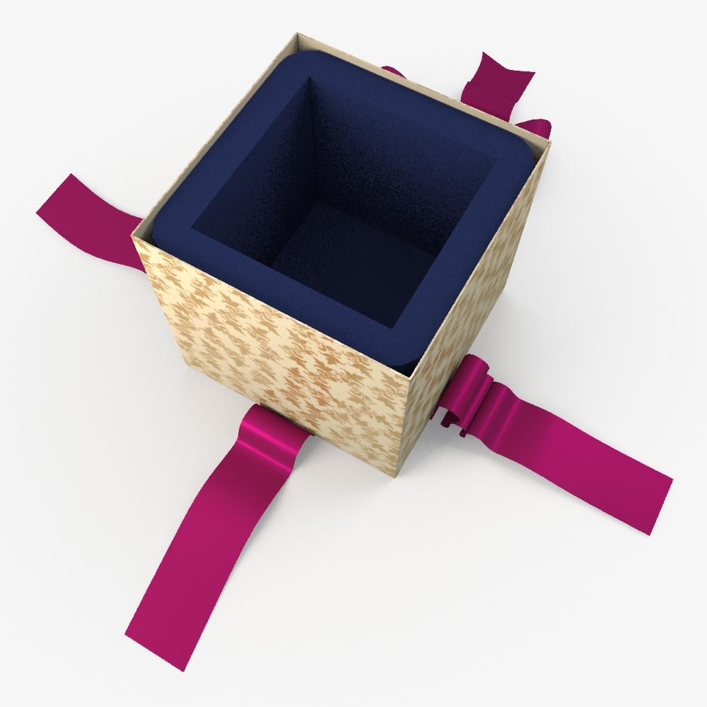 3d christmas gift present box